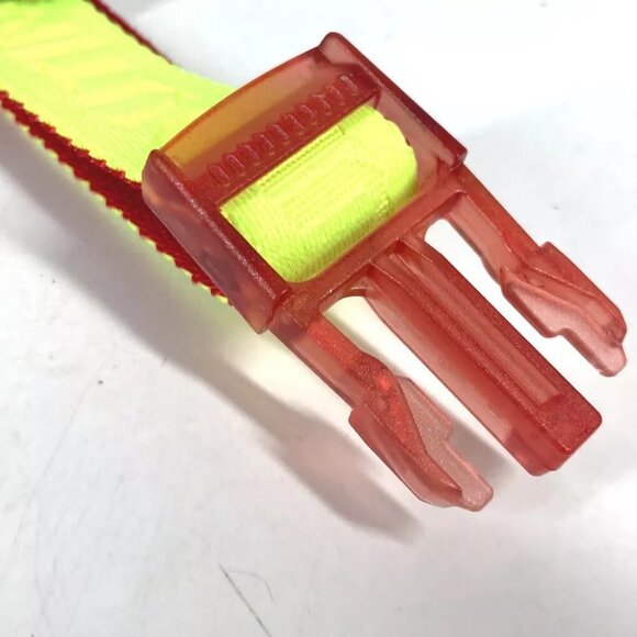 Christian Louboutin logo Buckle Accessories belt Canvas yellow Unused - Picture 5 of 11